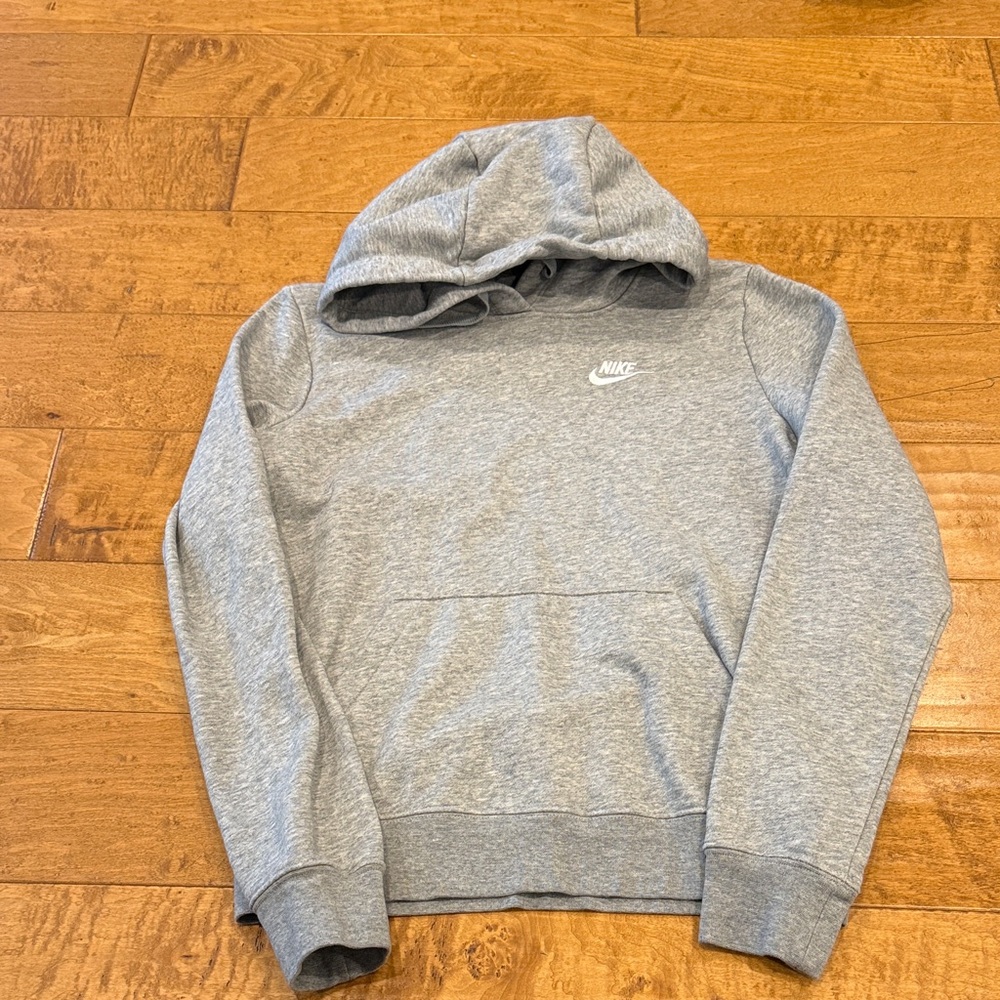 Nike Heather Gray Pullover Hoodie